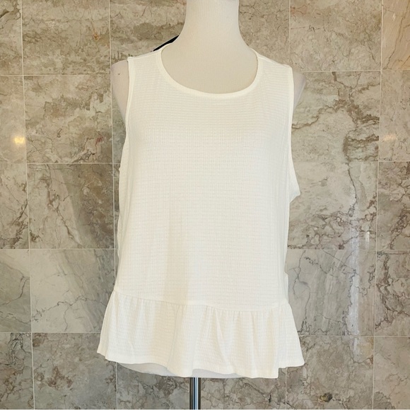 Torrid Texture Knit High Neck Ruffle Crop Top - Picture 2 of 8